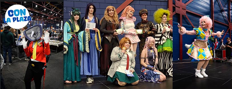 Cosplayers samen tijdens Con La Posta